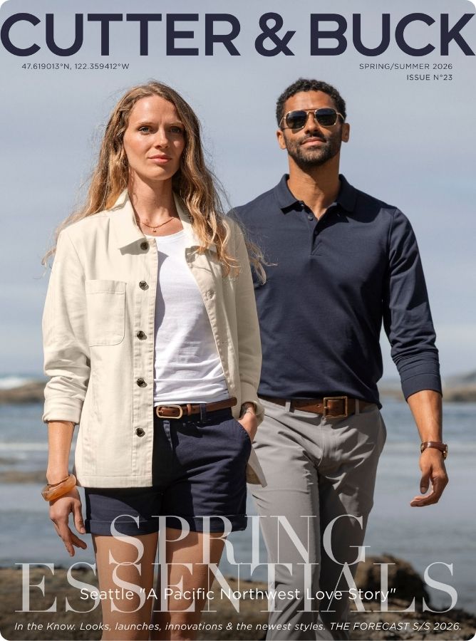 Spring Essential katalog fra Cutter & Buck 2026